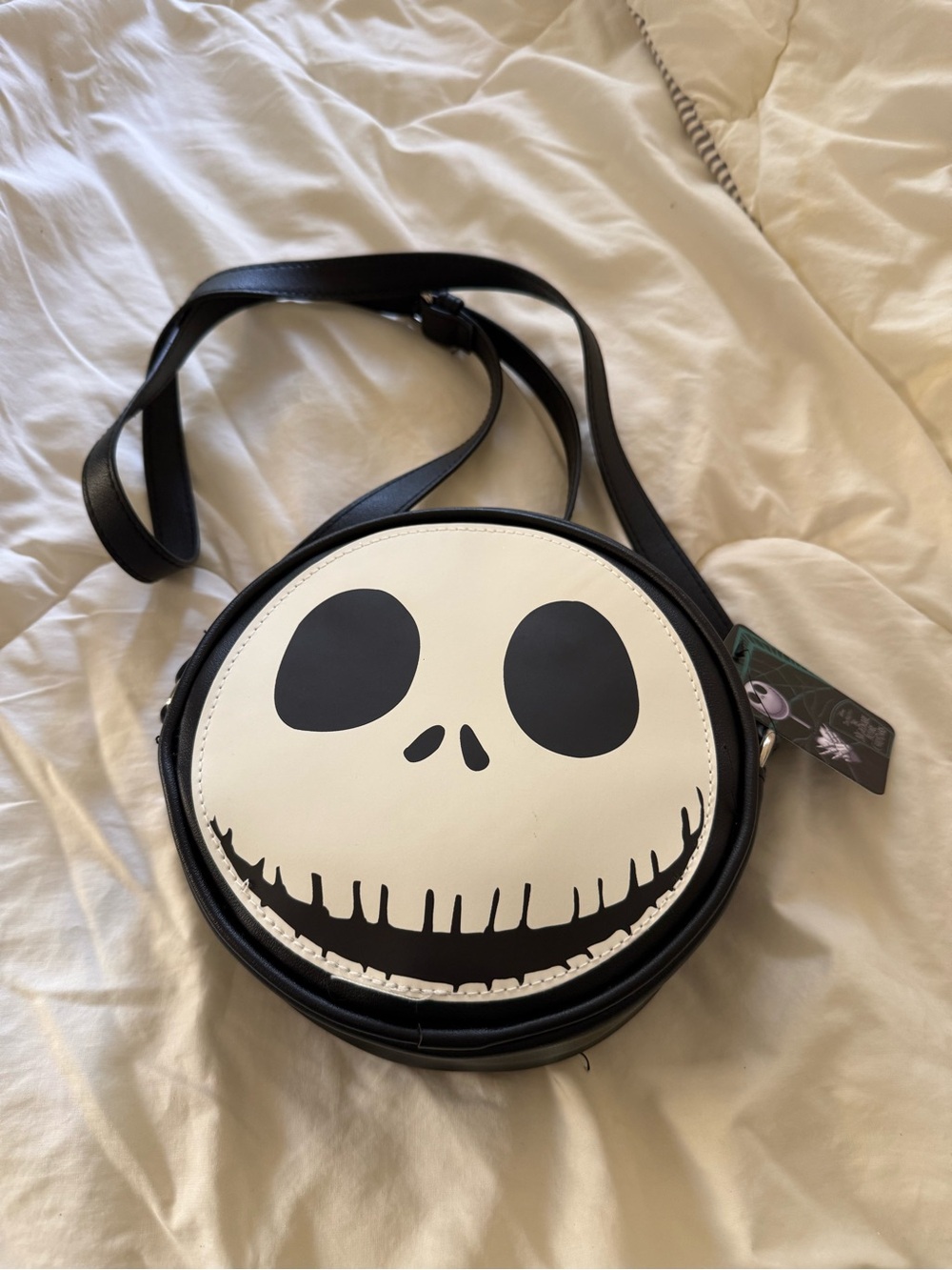 Bioworld Disney’s Nightmare Before ChristmasJack Skellington Round Crossbody Bag
